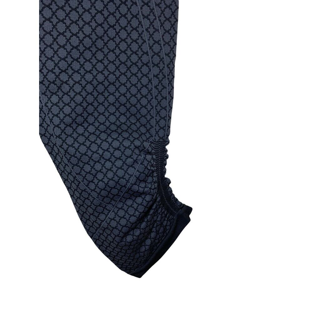 Lululemon Women's In The Flow 6 Leggings Crop Pants Seamless Black Geo Soul - Picture 8 of 9